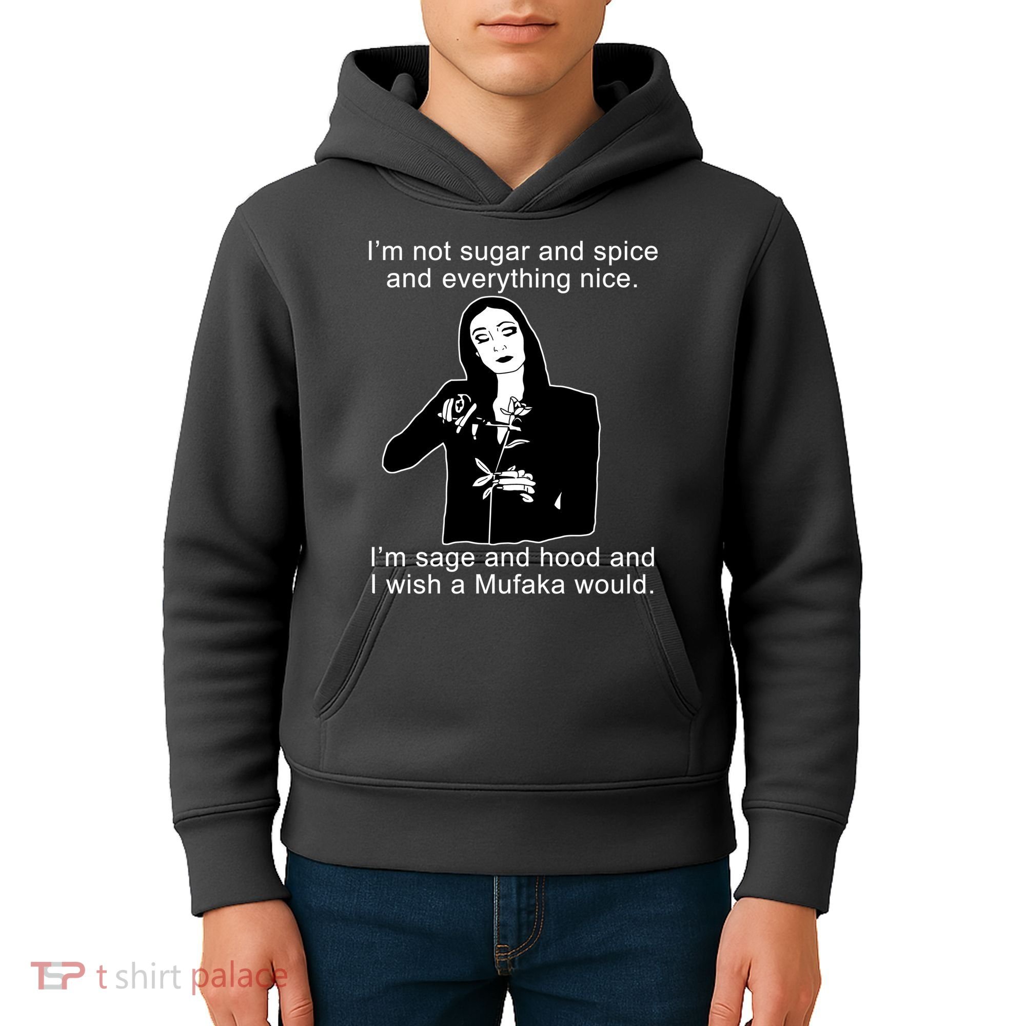 I'm Not Sugar And Spice Funny Meme Kids Hoodie