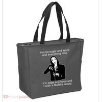 I'm Not Sugar And Spice Funny Meme Tote Bag thumb 2