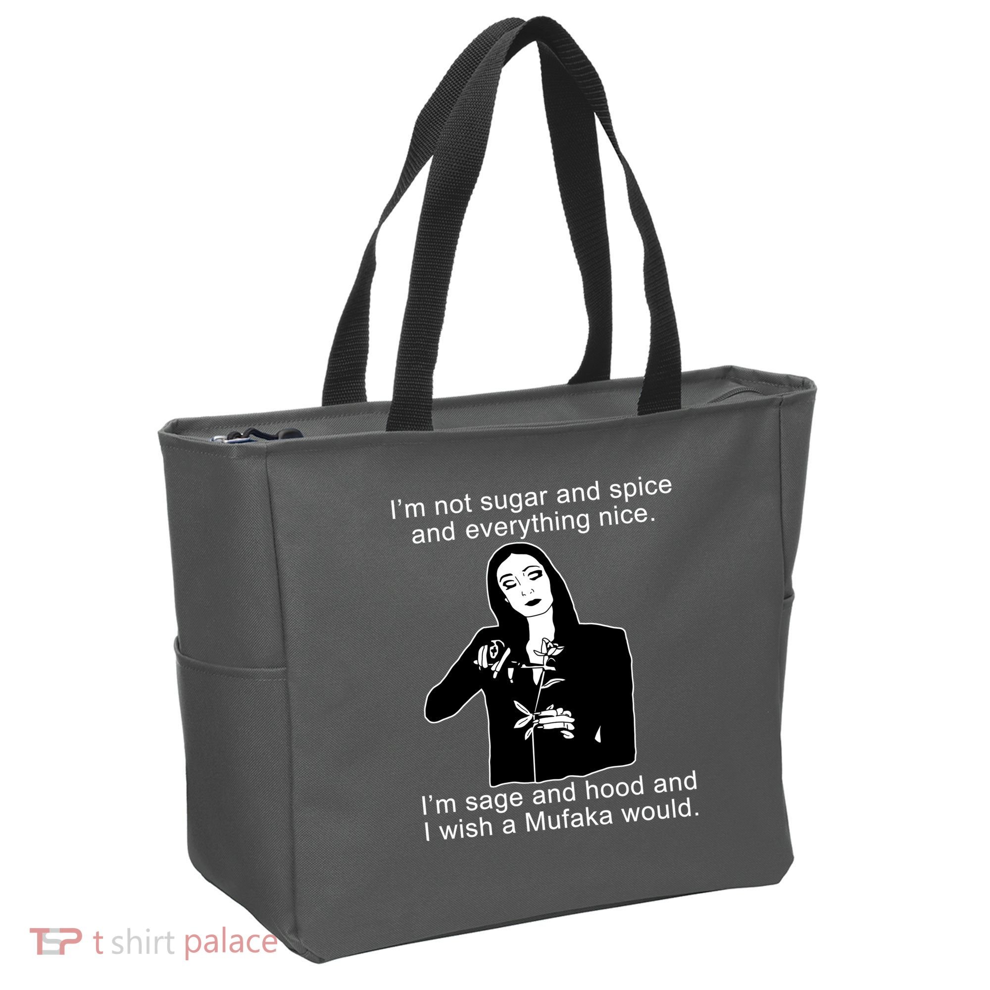 I'm Not Sugar And Spice Funny Meme Tote Bag