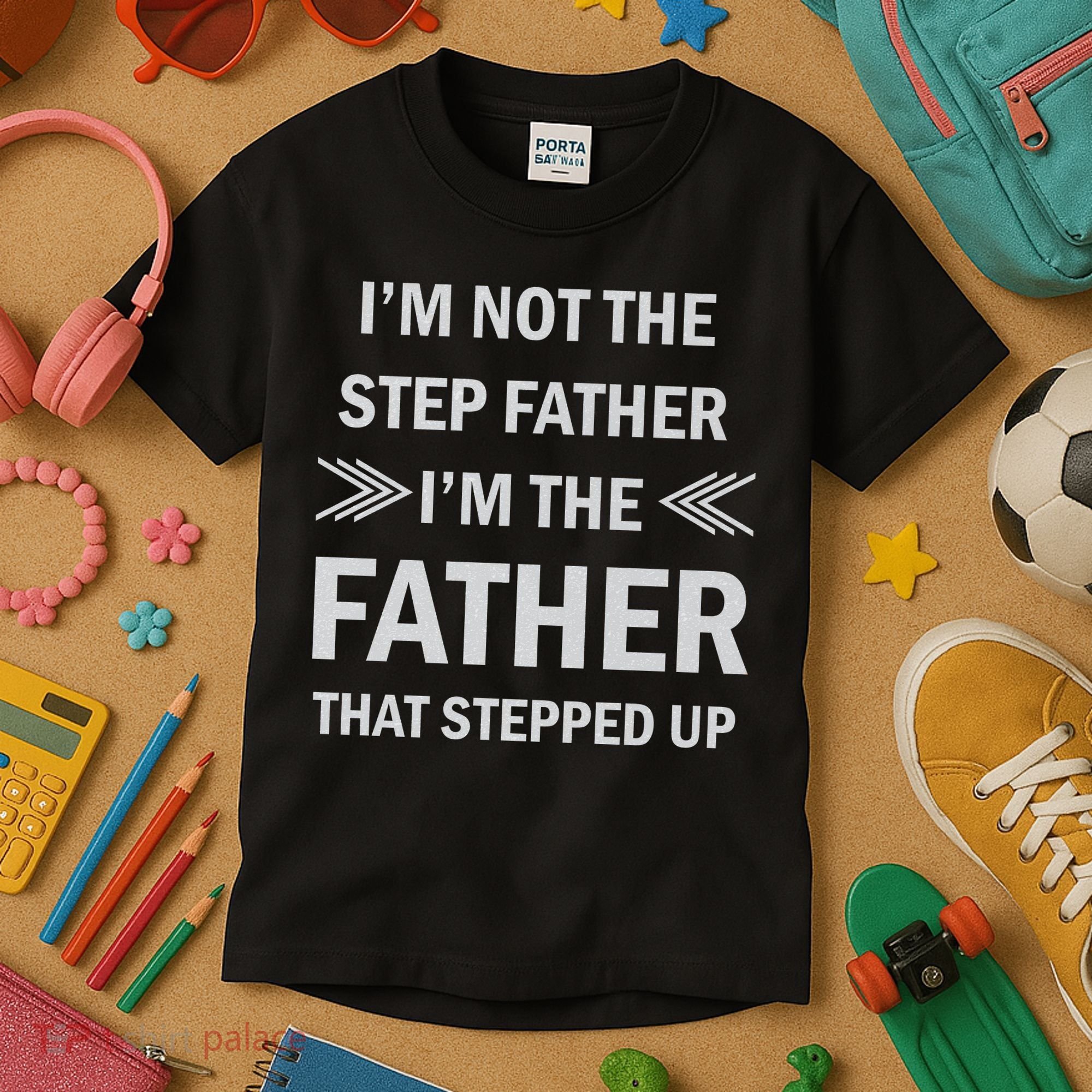 I'm Not The Step Father I'm The Father That Stepped Up Kids T-Shirt