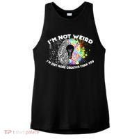 I'm Not Weird I'm Just More Creative Than You Ladies PosiCharge Tri-Blend Wicking Tank thumb 0
