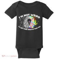 I'm Not Weird I'm Just More Creative Than You Baby Bodysuit thumb 0