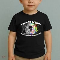 I'm Not Weird I'm Just More Creative Than You Toddler T-Shirt thumb 2
