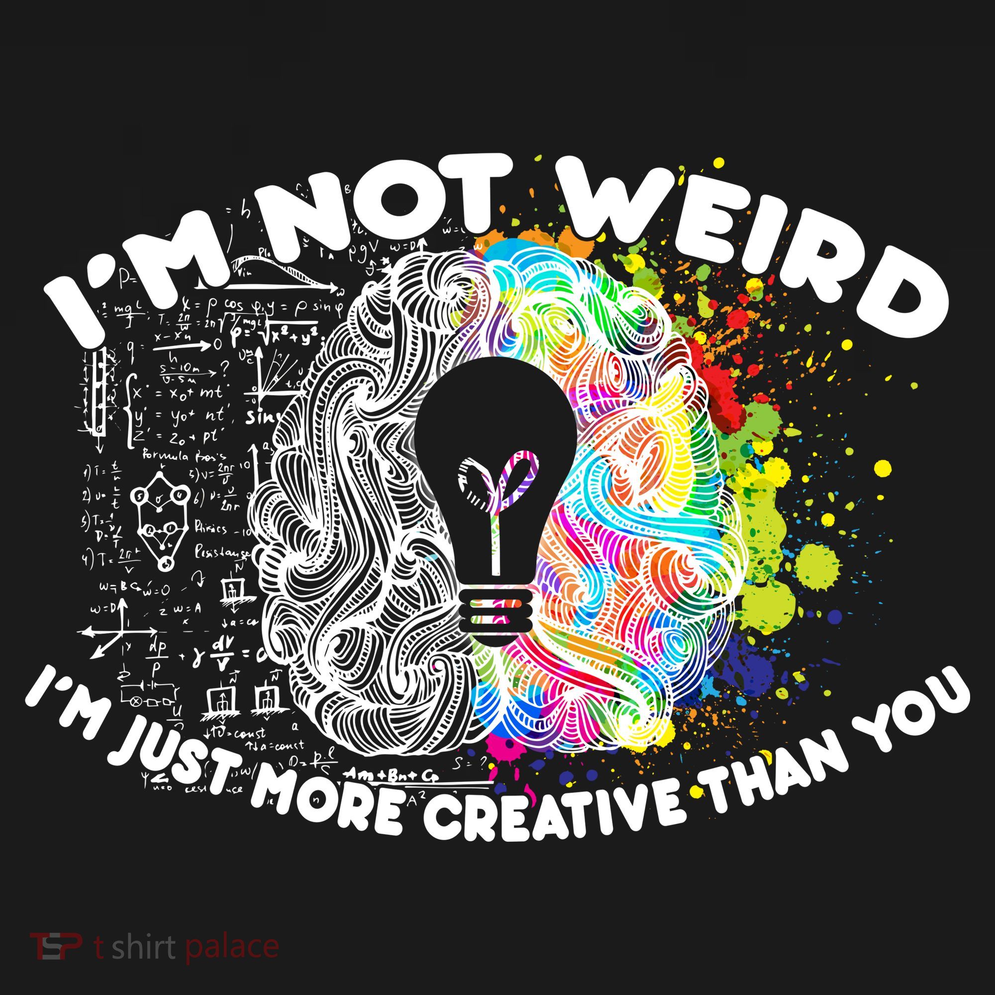 I'm Not Weird I'm Just More Creative Than You Kids Sweatshirt