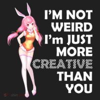 I'm Not Weird I'm Just More Creative Than You Anime Girl Beanie thumb 2