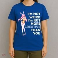 I'm Not Weird I'm Just More Creative Than You Anime Girl T-Shirt thumb 4