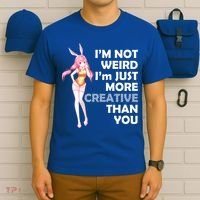 I'm Not Weird I'm Just More Creative Than You Anime Girl T-Shirt thumb 6