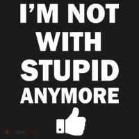 I'm Not With Stupid Anymore Backpack thumb 2