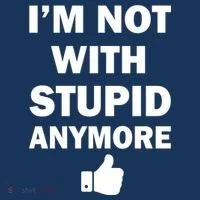 I'm Not With Stupid Anymore Kids Long Sleeve Shirt thumb 2
