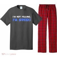 I'm Not Yelling, I'm Greek! Pajama Set thumb 0