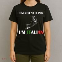 I'm Not Yelling I'm Italian T-Shirt thumb 4