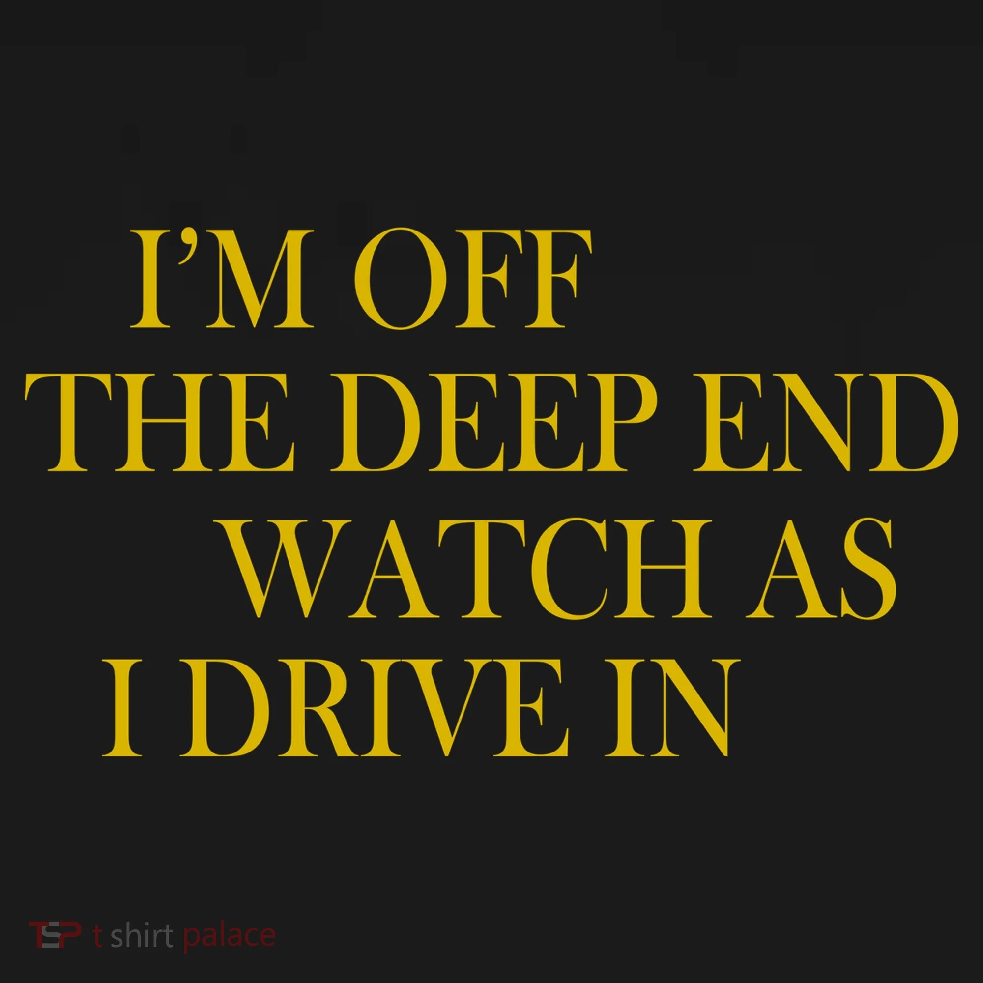 I'm Off The Deep End Watch As I Drive In Doggie Tank