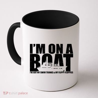 I'm On A Boat Funny Cruise Vacation Coffee Mug