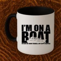 I'm On A Boat Funny Cruise Vacation Coffee Mug thumb 2