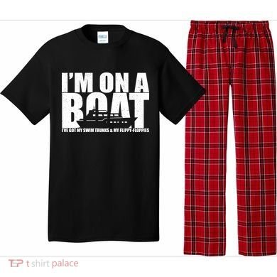 I'm On A Boat Funny Cruise Vacation Pajama Set