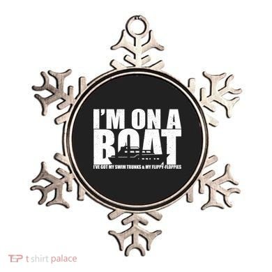 I'm On A Boat Funny Cruise Vacation Ornament