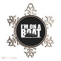 I'm On A Boat Funny Cruise Vacation Ornament thumb 0