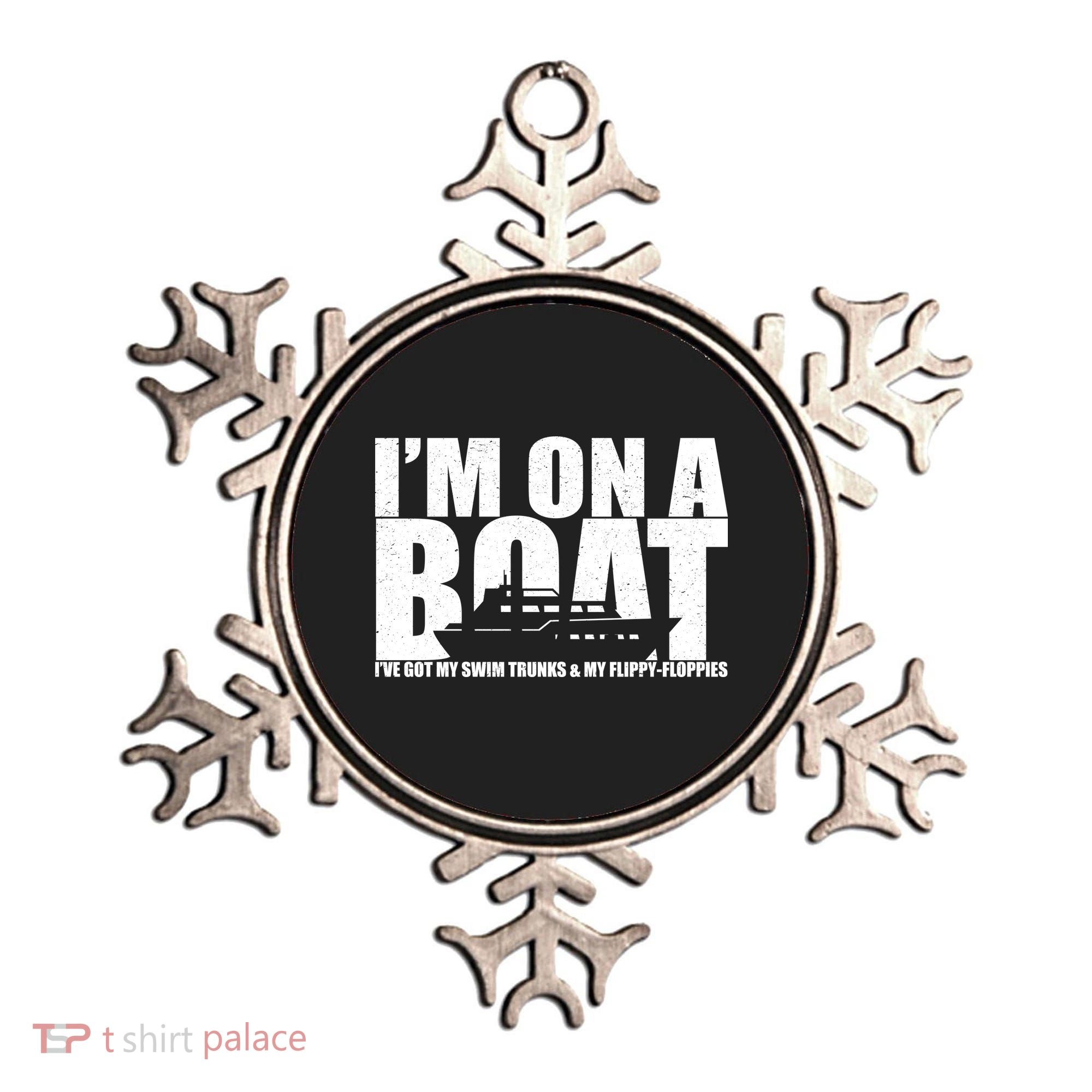 I'm On A Boat Funny Cruise Vacation Ornament
