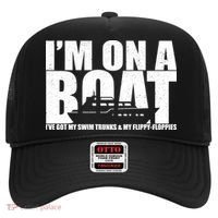 I'm On A Boat Funny Cruise Vacation Hat thumb 0