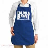 I'm On A Boat Funny Cruise Vacation Apron thumb 2