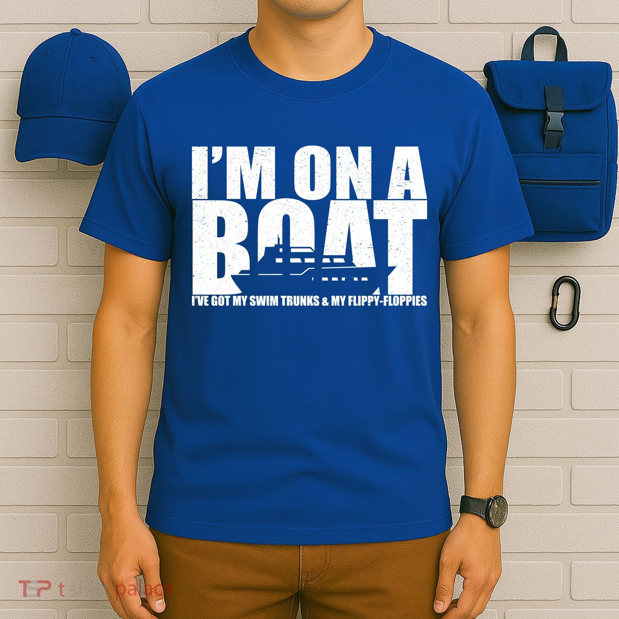 I'm On A Boat Funny Cruise Vacation T-Shirt