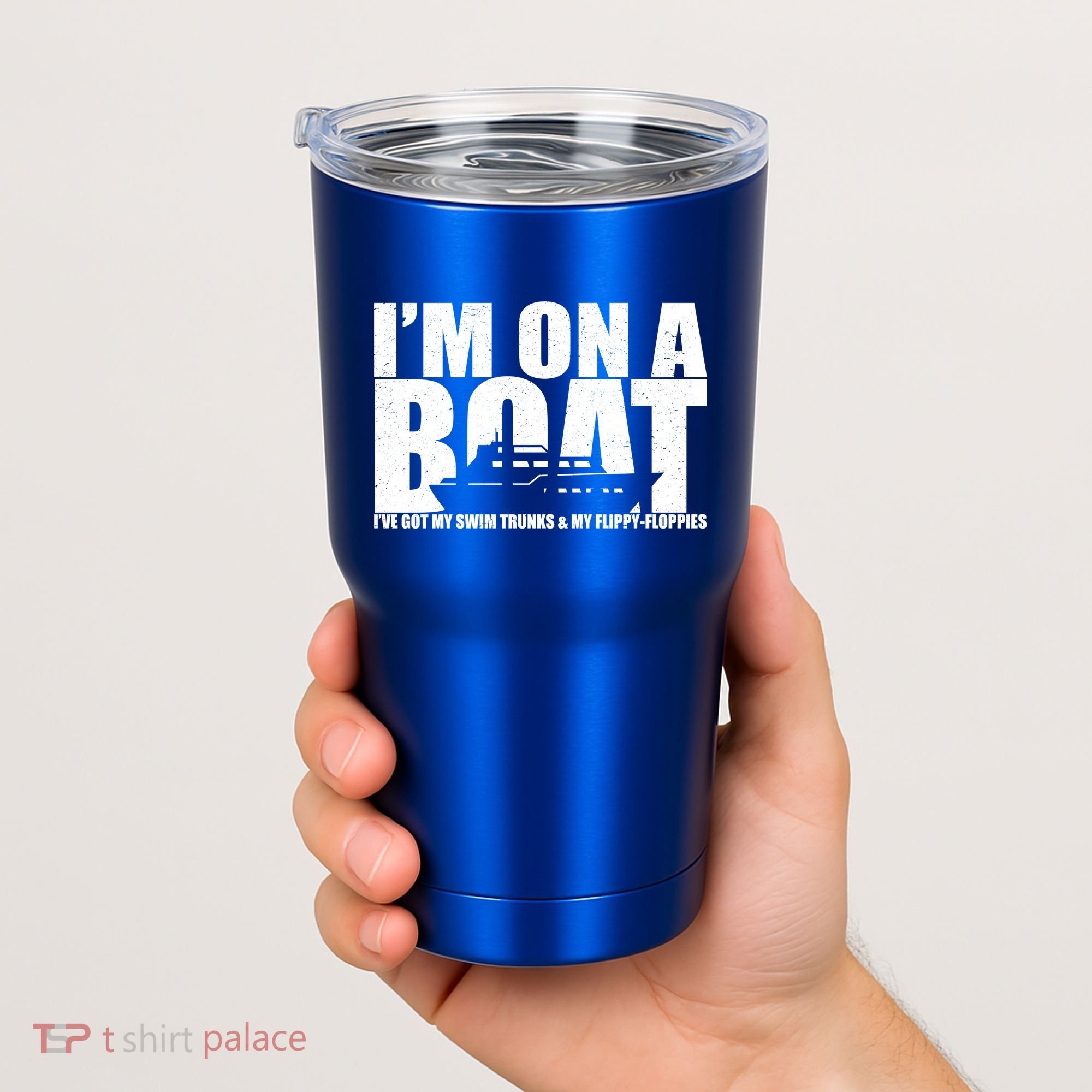 I'm On A Boat Funny Cruise Vacation Tumbler