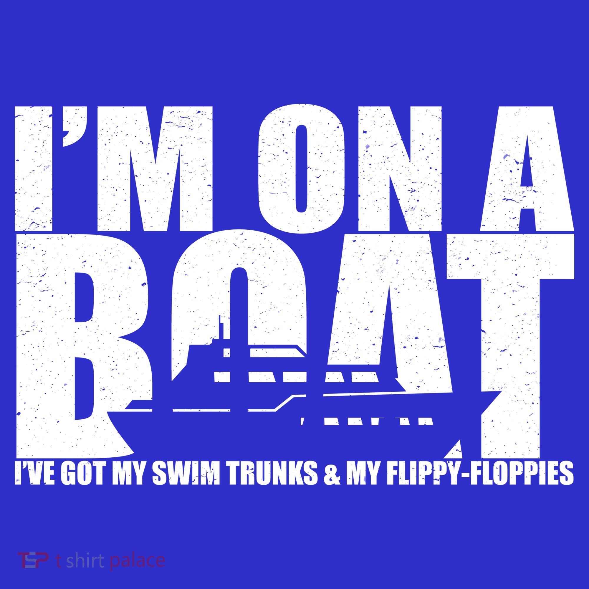 I'm On A Boat Funny Cruise Vacation Mousepad