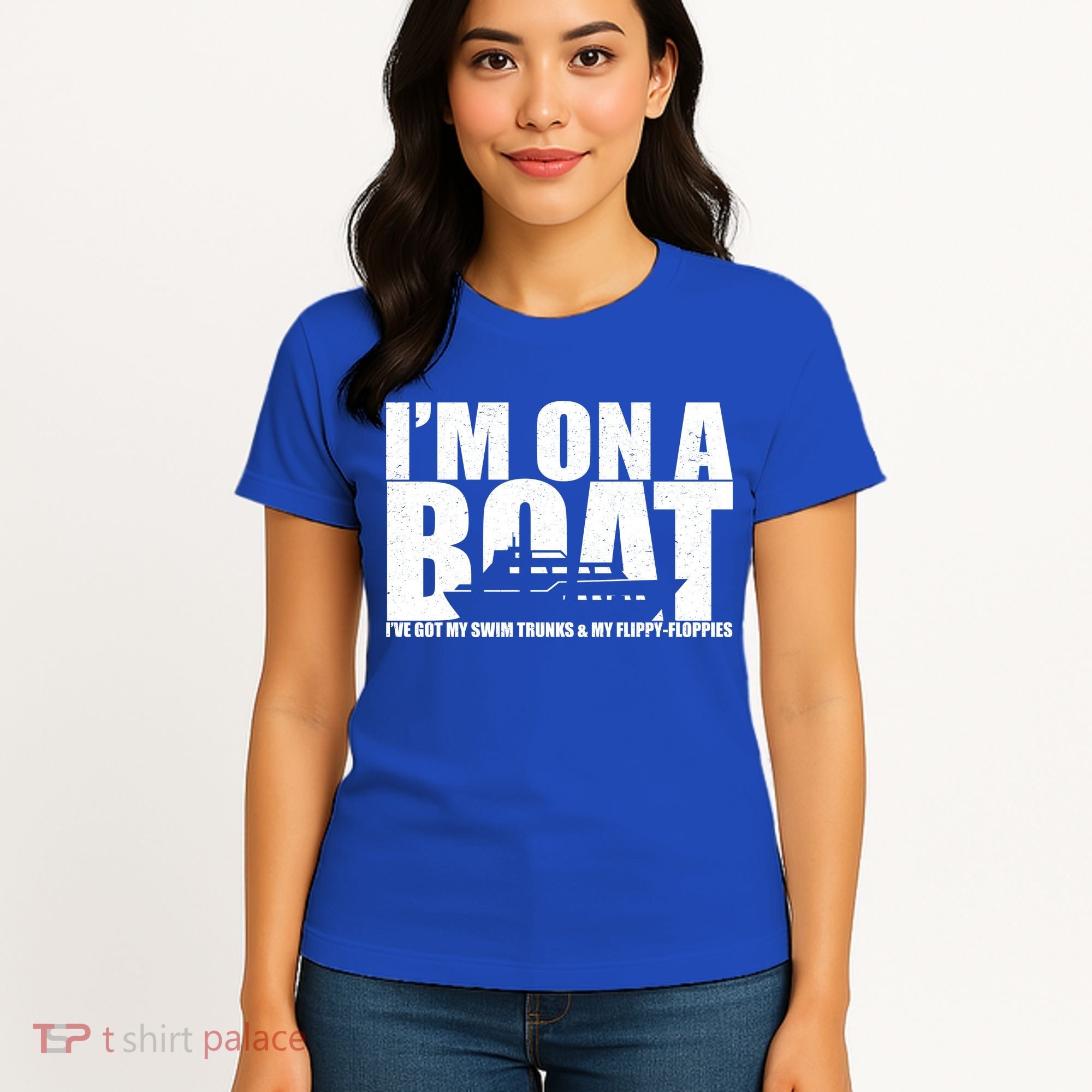 I'm On A Boat Funny Cruise Vacation Women's T-Shirt