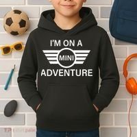 I'm On A Mini Adventure Kids Hoodie thumb 2
