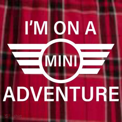 I'm On A Mini Adventure Women's Flannel Plaid Pajama Pants
