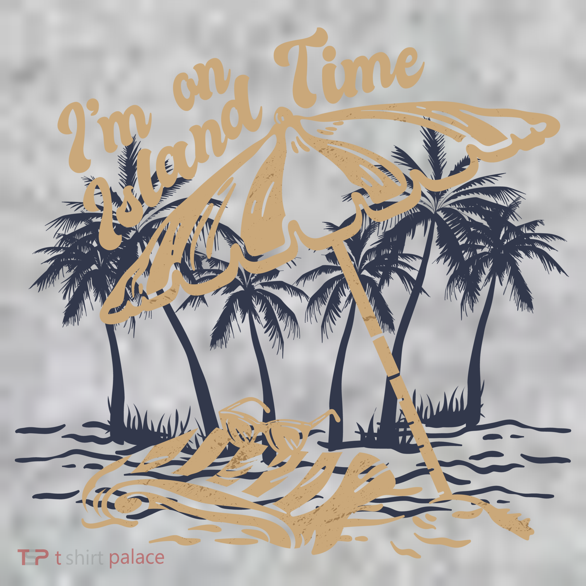 I'm On Island Time Kids Hoodie