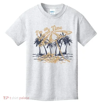 I'm On Island Time Kids T-Shirt