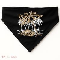 I'm On Island Time USA-Made Doggie Bandana thumb 0
