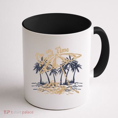 I'm On Island Time Coffee Mug back
