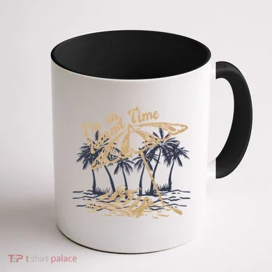 I'm On Island Time Coffee Mug back