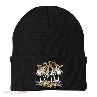 I'm On Island Time Beanie