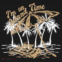 I'm On Island Time Polo thumb 3