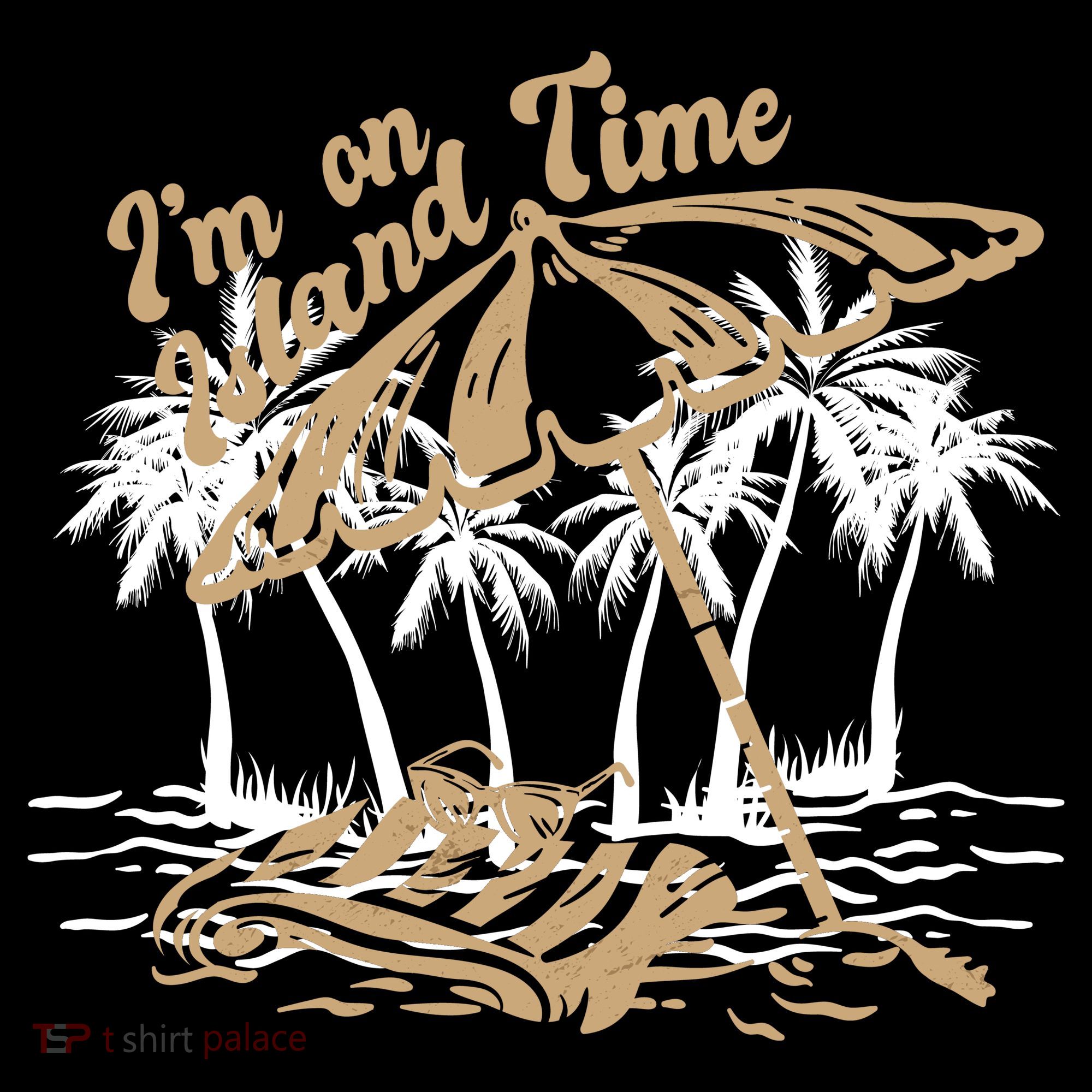 I'm On Island Time Ornament