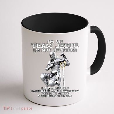 I'm On Team Jesus Coffee Mug back