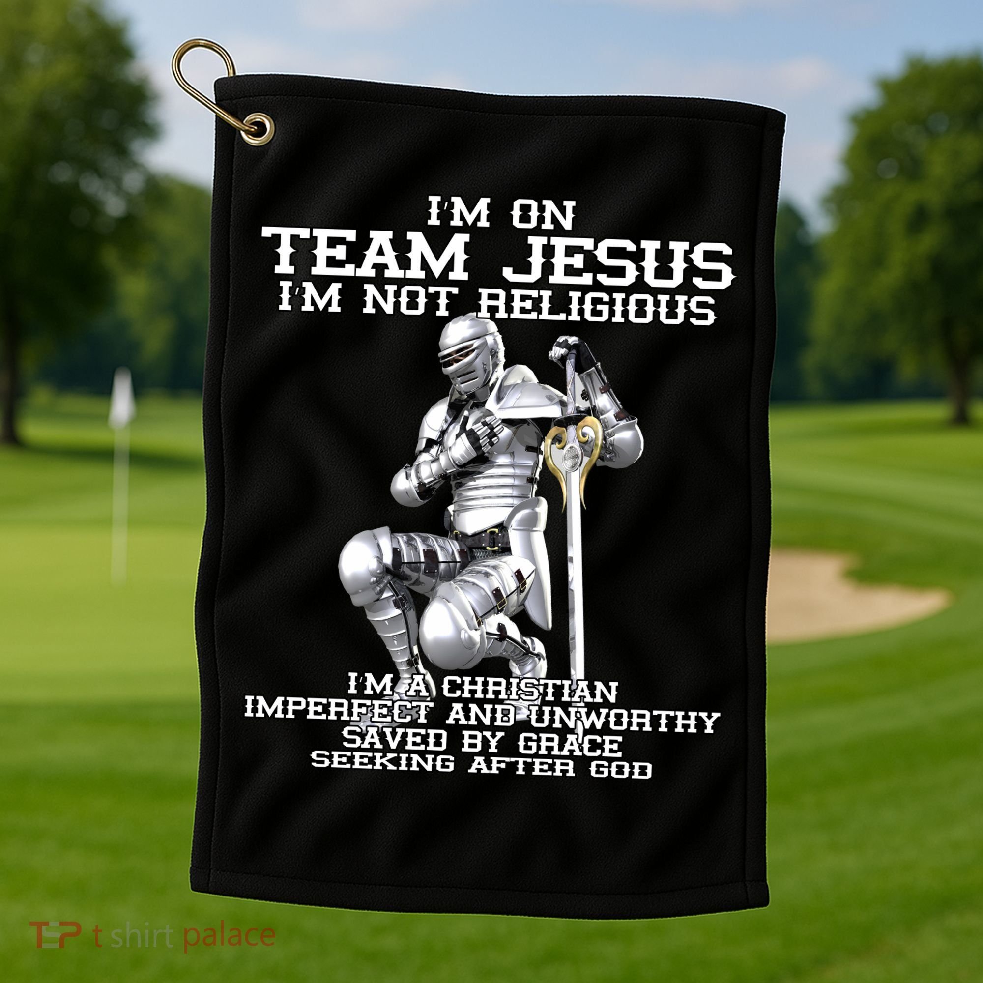 I'm On Team Jesus Golf Towel