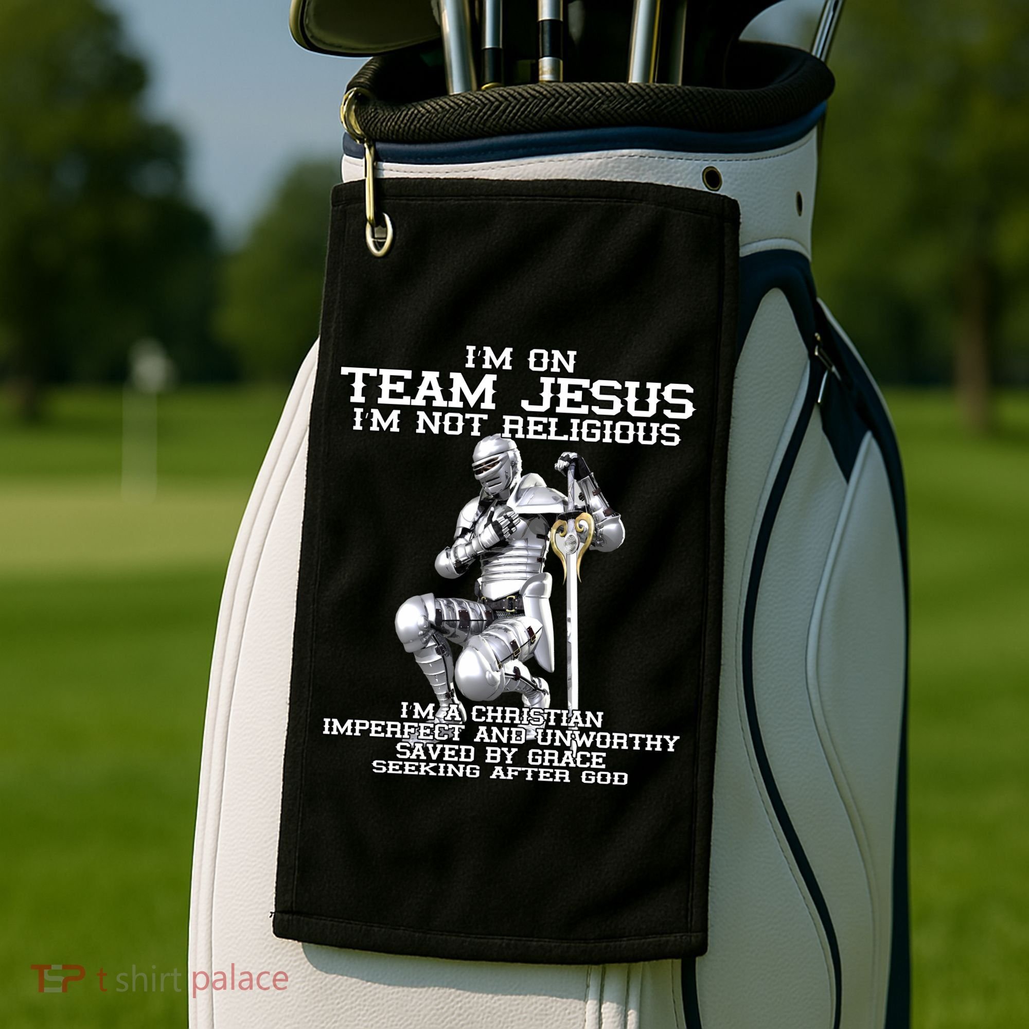 I'm On Team Jesus Golf Towel