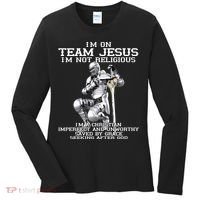 I'm On Team Jesus Women's Long Sleeve Shirt thumb 0