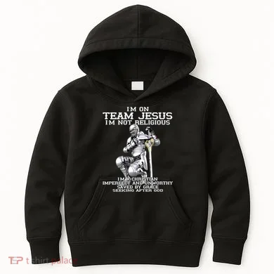 I'm On Team Jesus Kids Hoodie