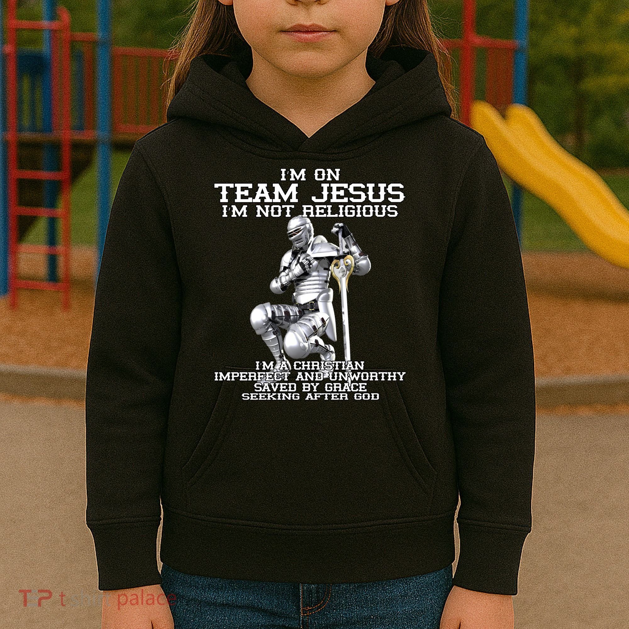 I'm On Team Jesus Kids Hoodie