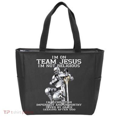 I'm On Team Jesus Tote Bag