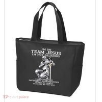 I'm On Team Jesus Tote Bag thumb 3
