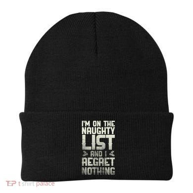 I'm On the Naughty List and I Regret Nothing  Beanie