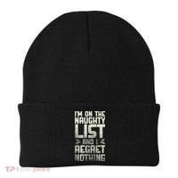 I'm On the Naughty List and I Regret Nothing  Beanie thumb 0