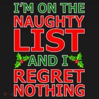 I'm On The Naughty List And I Regret Nothing Women's Hoodie thumb 2