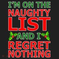 I'm On The Naughty List And I Regret Nothing Tumbler thumb 3